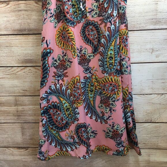 AS U WISH DRESS IN CORAL PAISLEY PRINT‎ - Picture 3 of 7